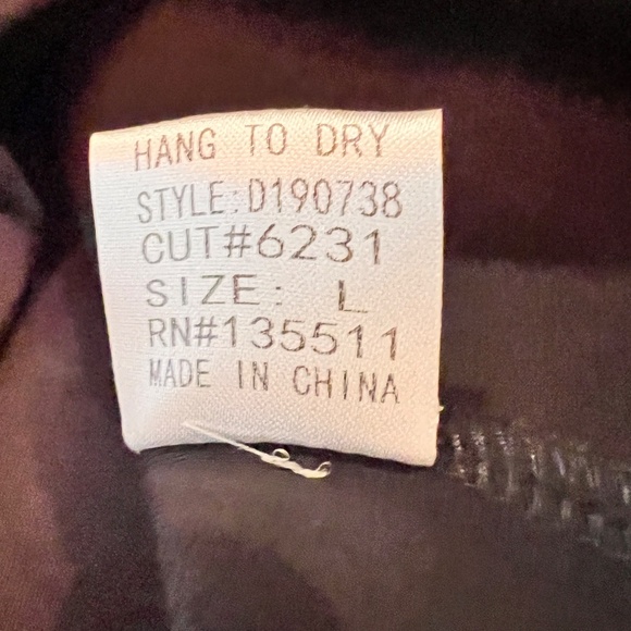 #A144 Why Dress Black Gala look Dress Organza Wing like Sleeves NWT L - Picture 5 of 10